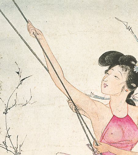 西青-胡也佛的仕女画和最知名的金瓶梅秘戏图
